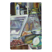 Wo ist der Fischkopf Curry? Singapur Mini Klemmbrett (Rückseite)