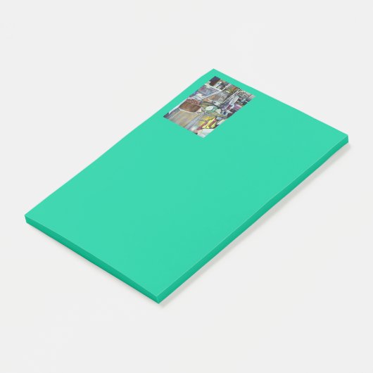 Wo ist der Fischkopf Curry?Singapur Post-it Klebezettel (angewinkelt)