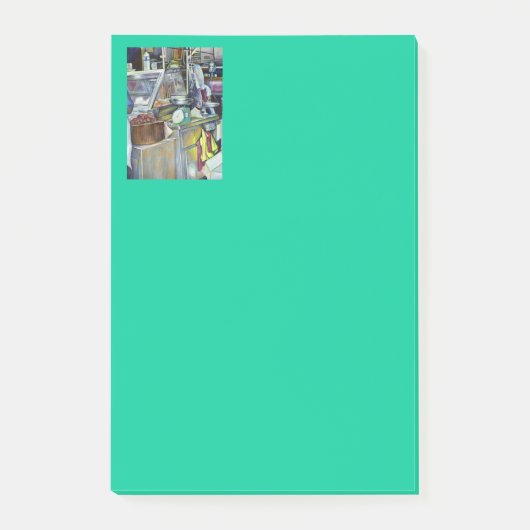 Wo ist der Fischkopf Curry?Singapur Post-it Klebezettel (Vorderseite)