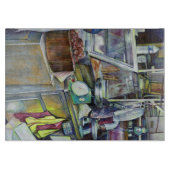 Wo ist der Fischkopf Curry?Singapur Schneidebrett (Vorderseite)