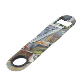 Wo ist der Fischkopf Curry?Singapur Speedflaschenöffner (Vorderseite Schrägansicht)