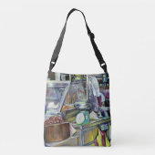 Wo ist der Fischkopf Curry? Singapur Tragetaschen Mit Langen Trägern (Rückseite)