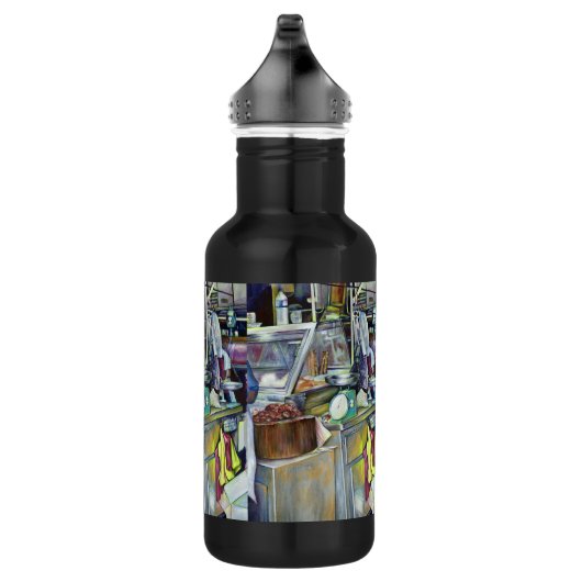 Wo ist der Fischkopf Curry?Singapur Trinkflasche (Rechts)