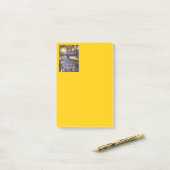 Wo ist der Frauenwasserschrank?Budapest Post-it Klebezettel (Auf Schreibtisch)