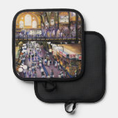 Wo ist der Frauenwasserschrank? Topflappen (Vorderseite/Rückseite)