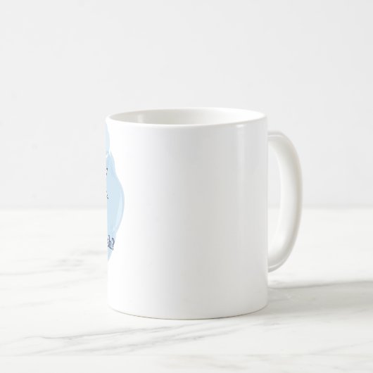 Wo ist der große Fisch? (Tasse) Kaffeetasse (VorderseiteRechts)