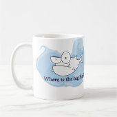 Wo ist der große Fisch? (Tasse) Kaffeetasse (Links)