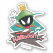 "Wo ist der Kaboom?" MARVIN THE MARTIAN™ Points Aufkleber (Vorderseite)
