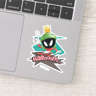 "Wo ist der Kaboom?" MARVIN THE MARTIAN™ Points Aufkleber