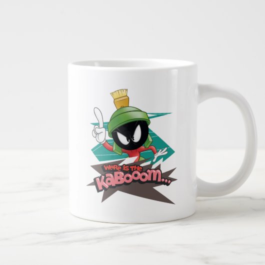 "Wo ist der Kaboom?" MARVIN THE MARTIAN™ Points Jumbo-Tasse (Rechts)