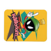 "Wo ist der Kaboom?" MARVIN THE MARTIAN™ Points Magnet (Horizontal)