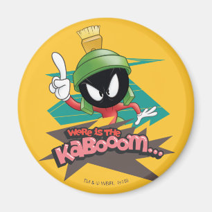 "Wo ist der Kaboom?" MARVIN THE MARTIAN™ Points Magnet