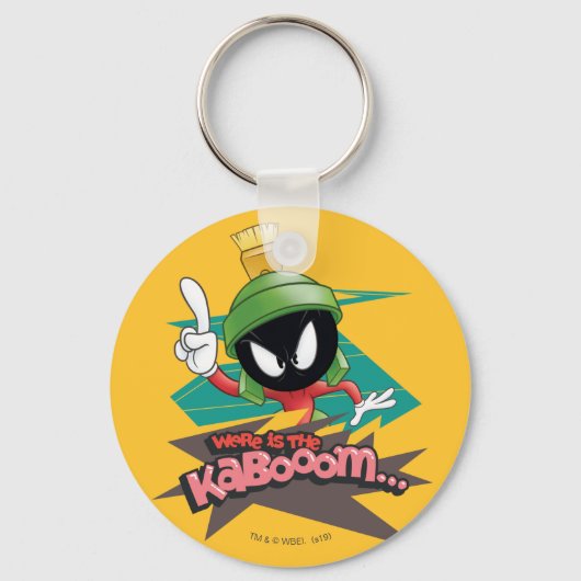 "Wo ist der Kaboom?" MARVIN THE MARTIAN™ Points Schlüsselanhänger (Vorderseite)
