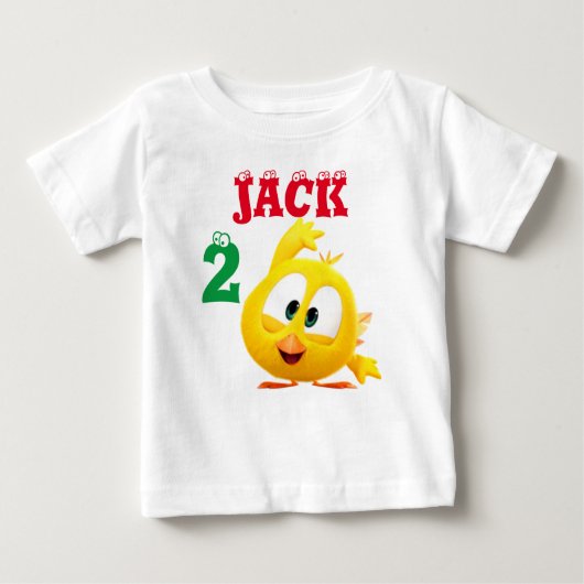 Wo ist der knackige Personalisierte Chicky Amiguru Baby T-shirt (Vorderseite)