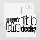 Wo ist der Lido Deck? Postkarte (Vorne/Hinten)