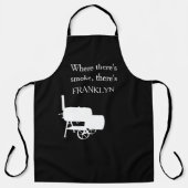 Wo ist der Rauchname Monogram Grill Raucher? Schürze (Vorderseite)