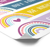 Wo ist der Regenbogen der Türklinke der Sozialarbe Poster (Ecke)