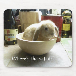 Wo ist der Salat? Mousepad