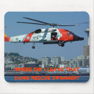 WO IST DER SCHWIMMER? MOUSEPAD