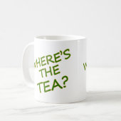 Wo ist der Tee? Kaffeetasse (Vorderseite Links)