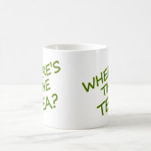 Wo ist der Tee? Kaffeetasse (Mittel)