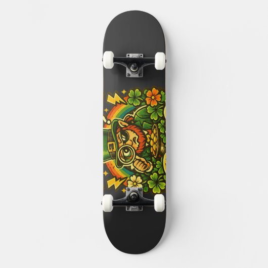 Wo ist der Topf Lustiger Glücklicher St. Patrick's Skateboard (Vorderseite)