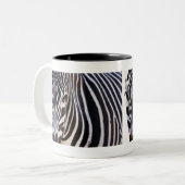 Wo ist der Zebra? Zweifarbige Tasse (Vorderseite Links)