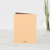 Wo ist der Zuckerguss? Grußkarte Karte (Rückseite)