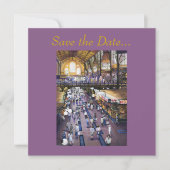 Wo ist die Frauenwasserklammer? Budapest Save The Date (Vorderseite)