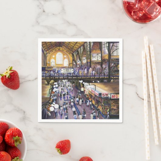 Wo ist die Frauenwasserklammer? Budapest Serviette (Beispiel)