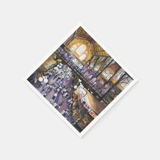 Wo ist die Frauenwasserklammer? Budapest Serviette (Ecke)