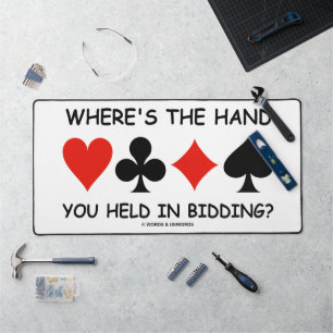 Wo ist die Hand, die du im Gebot gehalten hast? Br Schreibtischunterlage