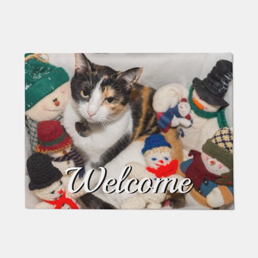 Wo ist die Katze Begrüßungstür? Fußmatte (Vorderseite)