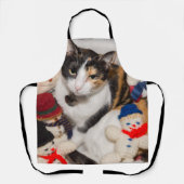 Wo ist die Katze? Schürze (Vorderseite)