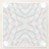 Wo ist die Meerjungfrau Glasuntersetzer (Rückseite)