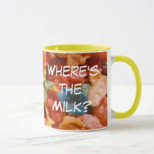 Wo ist die Milch? Tasse (Rechts)