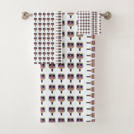 Wo ist die Pickleball Paddle White? Badhandtuch Set