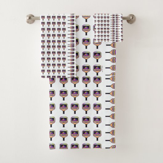 Wo ist die Pickleball Paddle White? Badhandtuch Set (Insitu)