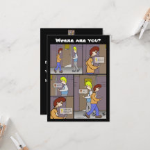 Wo ist die schwarze Flatcard?