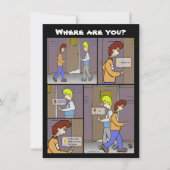 Wo ist die schwarze Flatcard? (Vorderseite)