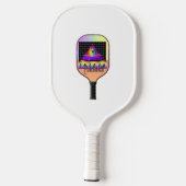 Wo ist die Sonne Pickleball Schläger (Rückseite)