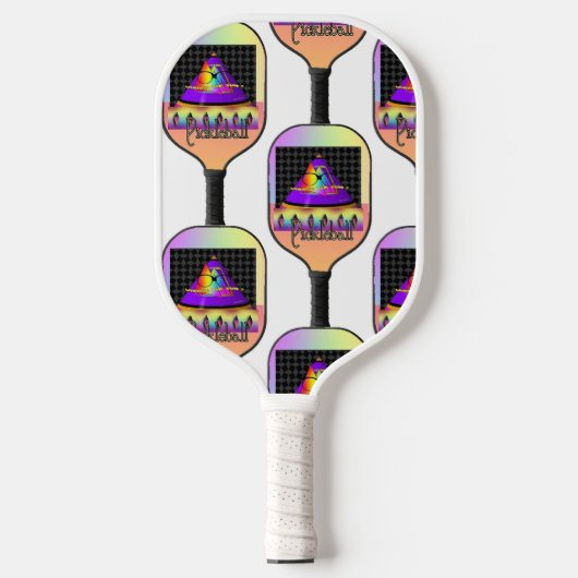 Wo ist die Sonne Pickleball Schläger (Vorderseite)