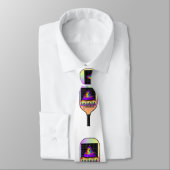Wo ist die Sun Pickleball Paddle Neck Tie Krawatte (Gebunden)