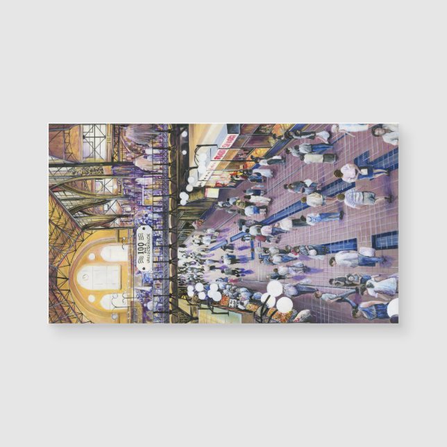 Wo ist die Wasserklammer? Budapest Magnetkarte (Vorderseite)