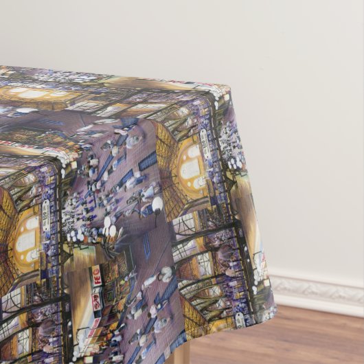 Wo ist die Wasserklammer? Budapest Tischdecke (Beispiel)