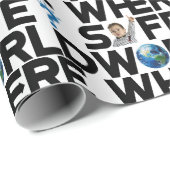 Wo ist die Welt sicher? Wir wollte Freiheit und Fr Geschenkpapier (Rolleneckpunkt)