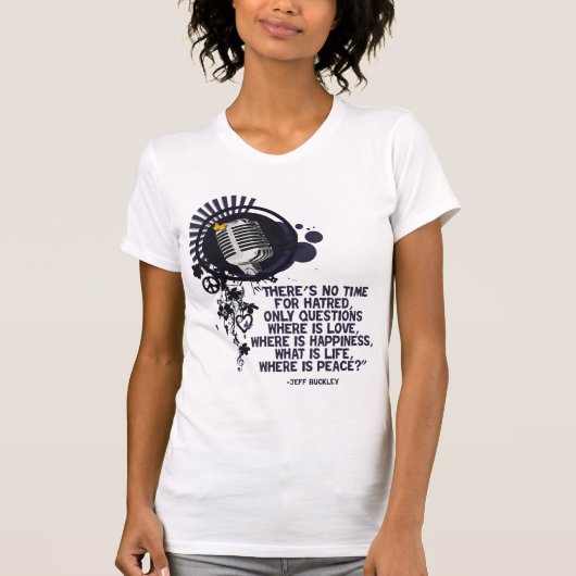 Wo ist Frieden? T-Shirt (Vorderseite)