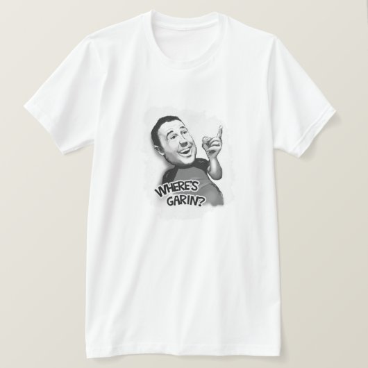 Wo ist Garin? T-Shirt (Design vorne)