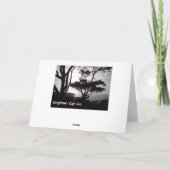 Wo ist Gott? Gedicht-inspirierend leere Karte (Rückseite)