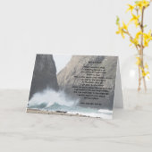 Wo ist Gott? Gedicht-inspirierend leere Karte (Gelbe Blume)